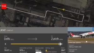 Engine fire on SWISS Delhi-Zurich flight during take off roll; aircraft evacuated on runway India News