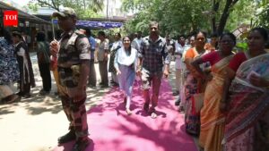 Tamil Nadu turnout dips to 85.1%; Chennai surges as EC adds 72,000 more votes. chennai news