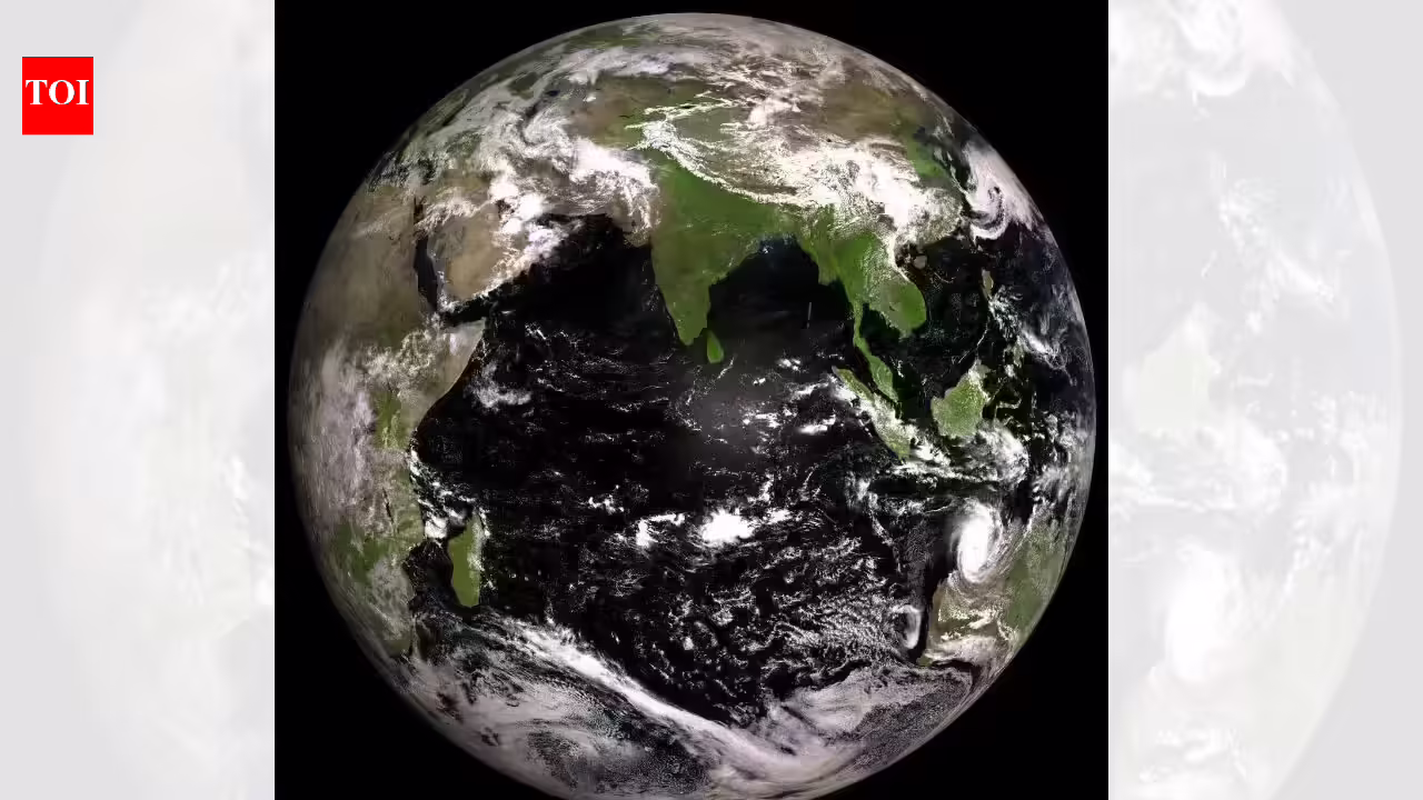“India hits different”: Russian satellite Roscosmos image shows India in mysterious green glow; social media flooded with reactions