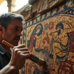 In 2020, a farmer’s son walking a lockdown field noticed unusual fragments and uncovered a 1,600-year-old Roman mosaic.