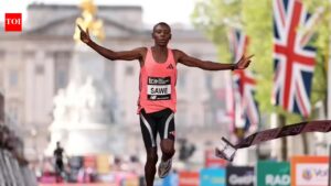 1:59:30! Kenya’s Sabastian Sawe runs into history; becomes first person to officially break two-hour marathon barrier More sports news
