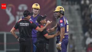 IPL 2026: Angkrish Raghuvanshi’s controversial ‘obstructing the field’ dismissal sparks drama in Lucknow. cricket news