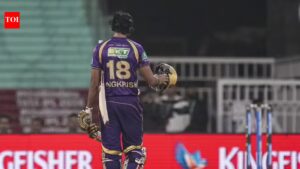 IPL 2026: Angkrish Raghuvanshi dismissal sparks outrage, fans question umpire’s call. cricket news