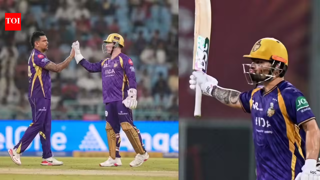 IPL 2026: Sunil Narine magic and Rinku Singh firepower seal Super Over heist for KKR | cricket news
