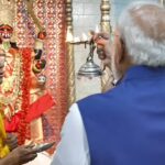 With prayers at Kali temple, Modi counters TMC veg claim. India News