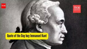 Quote of the Day buy Immanuel Kant, “Rules for happiness: something to do, someone to love, something to hope for,” is one of the most iconic quotes of Immanuel Kant”