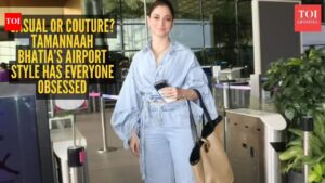 This is how you do airport fashion – Tamannaah Bhatia nails effortless glam