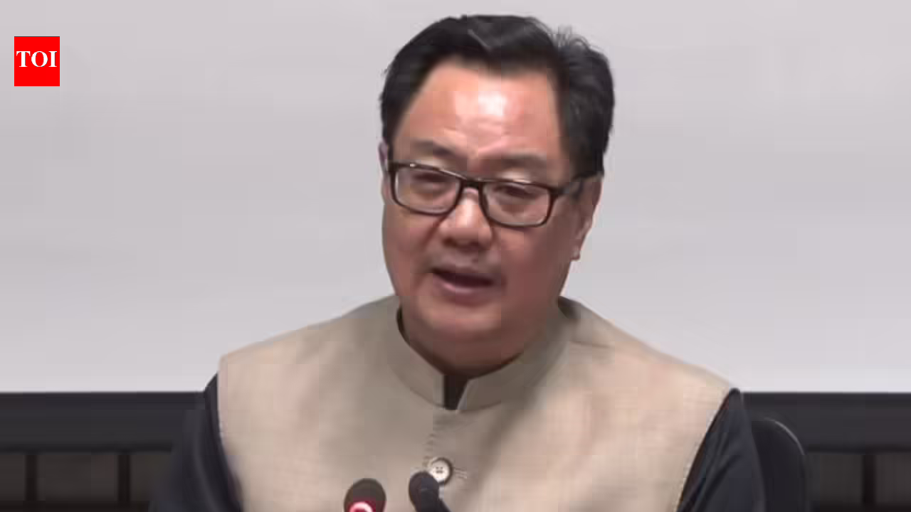 ‘Good bye tukde-tukde INDI alliance’: Kiren Rijiju on Raghav Chadha, 6 AAP MPs joining BJP. India News