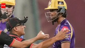 Angkrish Raghuvanshi: IPL 2026: ‘Abuse of cricket equipment’ – Angkrish Raghuvanshi fined after controversial dismissal in LSG vs KKR match | cricket news