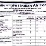 IAF recruitment 2026 notification released for Group C, LDC, typist, and driver posts; check details here
