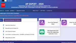 Ap Eamcet Hall Tickets 2026: AP Eamcet hall tickets 2026 to be released tomorrow: Check steps to download admit cards here