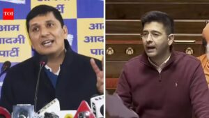 ‘Conspired with BJP to create neutral image’: AAP counters Raghav Chadha’s ‘toxic work environment’ charge. India News