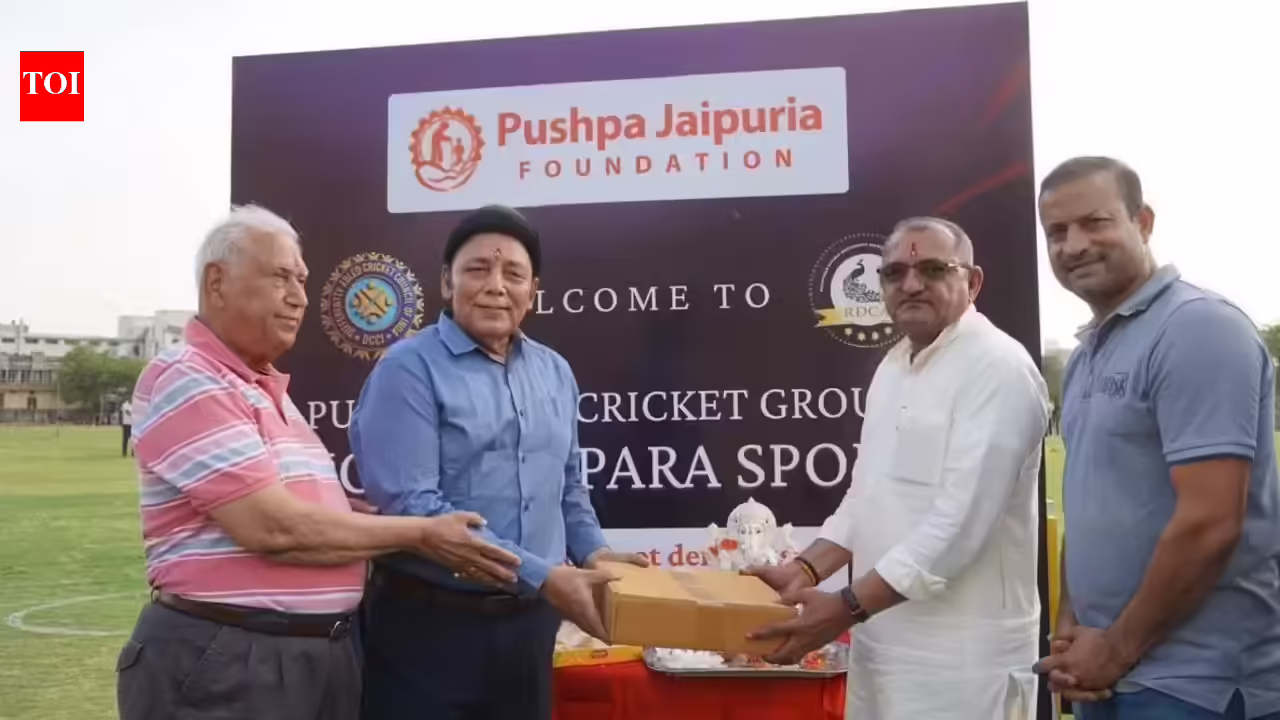 Pushpa Jaipuria Foundation opens a new sports ground prepared for para athletes and disabled Cricket | Jaipur News