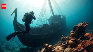 In 1982, a sponge diver spotting ‘metal biscuits’ on the seabed uncovered a royal ship lost for 3,300 years.
