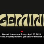 Gemini Horoscope Today, April 28, 2026: Jupiter blesses property matters, yet Saturn demands verification