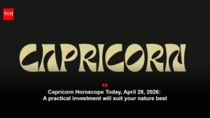 Capricorn Horoscope Today, April 28, 2026: A practical investment will suit your nature best