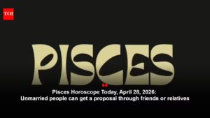 Pisces Horoscope Today, April 28, 2026: Unmarried people can get a proposal through friends or relatives