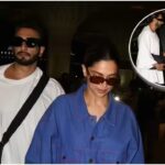 Ranveer Singh ensures mom-to-be Deepika Padukone is comfortable at every moment as the couple gets spotted at the airport.