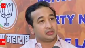 Min Nitesh Rane awarded 1-month jail for ’19 mud attack on NHAI engineer. Mumbai News