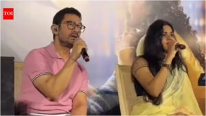 Aamir Khan sings live at the ‘Ek Din’ event after 2 years of lessons; internet goes wild Hindi Movie News