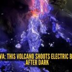 This volcano doesn’t glow red – it turns electric blue at night and looks straight out of a sci-fi movie