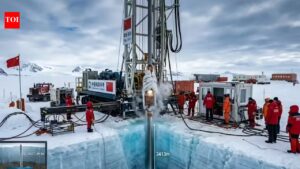 China Antarctic Drilling: China drills 3413 meters through Antarctic ice to reach the hidden waters of Lake Qilin. world news