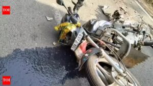Delhi horror: BSc student, brother dies as bike crashes into goods carrier near Parliament Street. Delhi News
