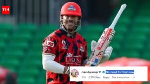‘No need for that’: David Warner’s blunt reply to fan asking him to quit PSL for IPL goes viral. cricket news