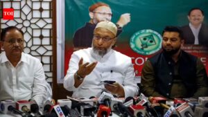 Gujarat Local Body Elections: Gujarat local body election results: Asaduddin Owaisi’s AIMIM gains foothold with wins in Bhuj and Bharuch. Ahmedabad News
