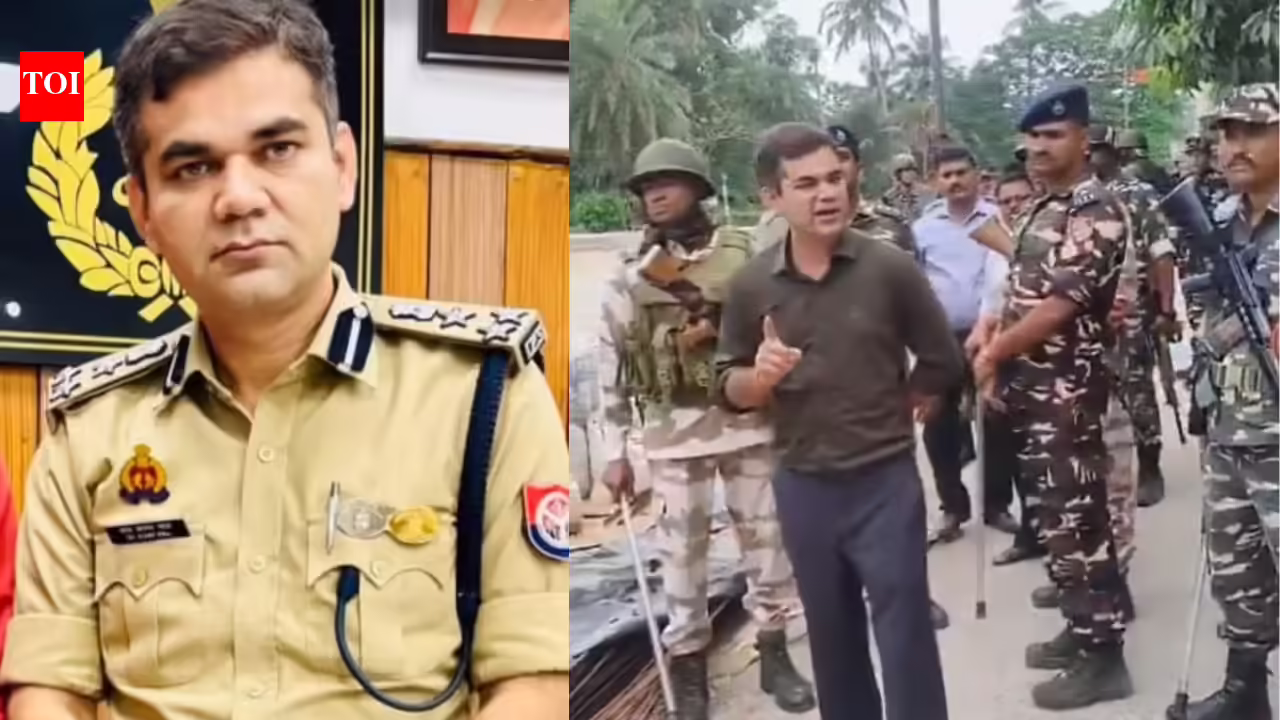 UP IPS officer warns TMC supporters against intimidating voters in Bengal. Lucknow News