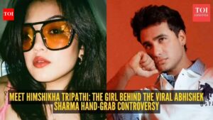 Abhishek Sharma: Who is Himshikha Tripathi? The girl who grabbed cricketer Abhishek Sharma’s hand – and later apologized