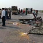 Over 60 injured as overloaded bus overturns on Purvanchal Expressway in UP | Lucknow News