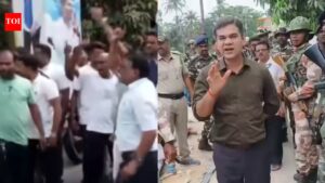 ‘If he is Singham, I am Pushpa’: TMC protests after UP-cadre IPS Ajay Pal Sharma’s warning on voter intimidation. India News