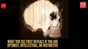 Optical illusion personality test: Girl, skull or scenery? What you see first reveals if you are optimist, intellectual, or instinctive.