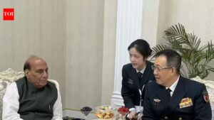 On SCO sidelines, Rajnath and China’s defense minister discuss West Asia developments. India News