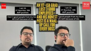 “I took disagreement personally”: IIT-ISB boss admits he lost 3 employees over basic mistakes