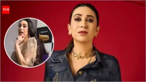 ‘Zyada zoom mat karna’: Karisma Kapoor’s polite request to paparazzi sparks debate online. Hindi Movie News