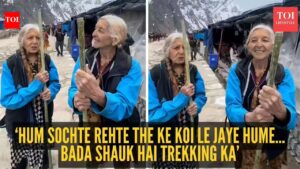 Kedarnath Trek: ‘We keep thinking about who will come to us… I am very fond of trekking’: Two sisters over the age of 70 on Kedarnath trek win hearts