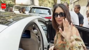 BFFs Kareena Kapoor Khan, Karisma Kapoor and Amrita Arora step out for lunch date, see pics | Hindi Movie News