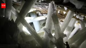 In 2000, silver miners in Mexico accidentally drilled into a 300-meter-deep crystal fortress that looks like a scene from another planet.