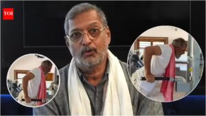 ‘Control Uday control’: Nana Patekar does 15 tricep dips at the age of 76, leaving the internet and Atul Kasbekar in awe. Hindi Movie News