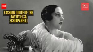 Elsa Schiaparelli: Fashion quote of the day by Elsa Schiaparelli: ‘In difficult times, fashion is always outrageous’