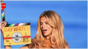 Brooks Nader: ‘That’s my new personality’: Brooks Nader reveals how she’s embracing the iconic ‘Baywatch’ slo-mo run for reboot |