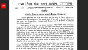 UPESSC BEd registration window 2026 opens at upessc.up.gov.in for over 100 vacancies: Direct link to download here