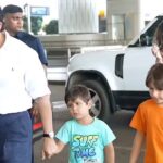 PICS: Kareena Kapoor and Saif Ali Khan’s airport look with Taimur, Jeh turns heads | Hindi Movie News