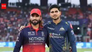 IPL 2026: No Prasidh Krishna again as Gujarat Titans opt to bowl against Royal Challengers Bengaluru. cricket news