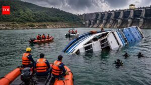 MP boat mishap: Cruise capsizes in Jabalpur, 4 killed, rescue ops on | India News