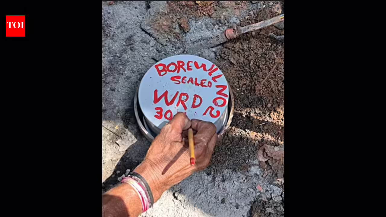 Illegal borewells in Chimbel colony sealed, locals protest. Goa News