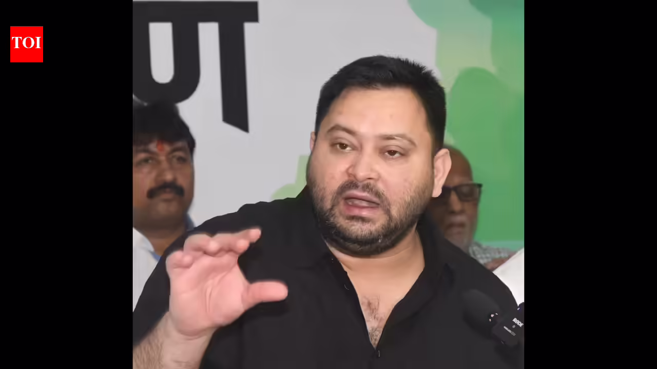 Tejashwi targets NDA over ‘three-person govt’ in Bihar. Patna News