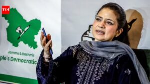 Jammu and Kashmir: FIR over ‘separatist’ content day after Iltija shares Geelani’s video on Urdu | India News